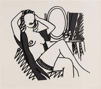Nude and Mirror, 1990