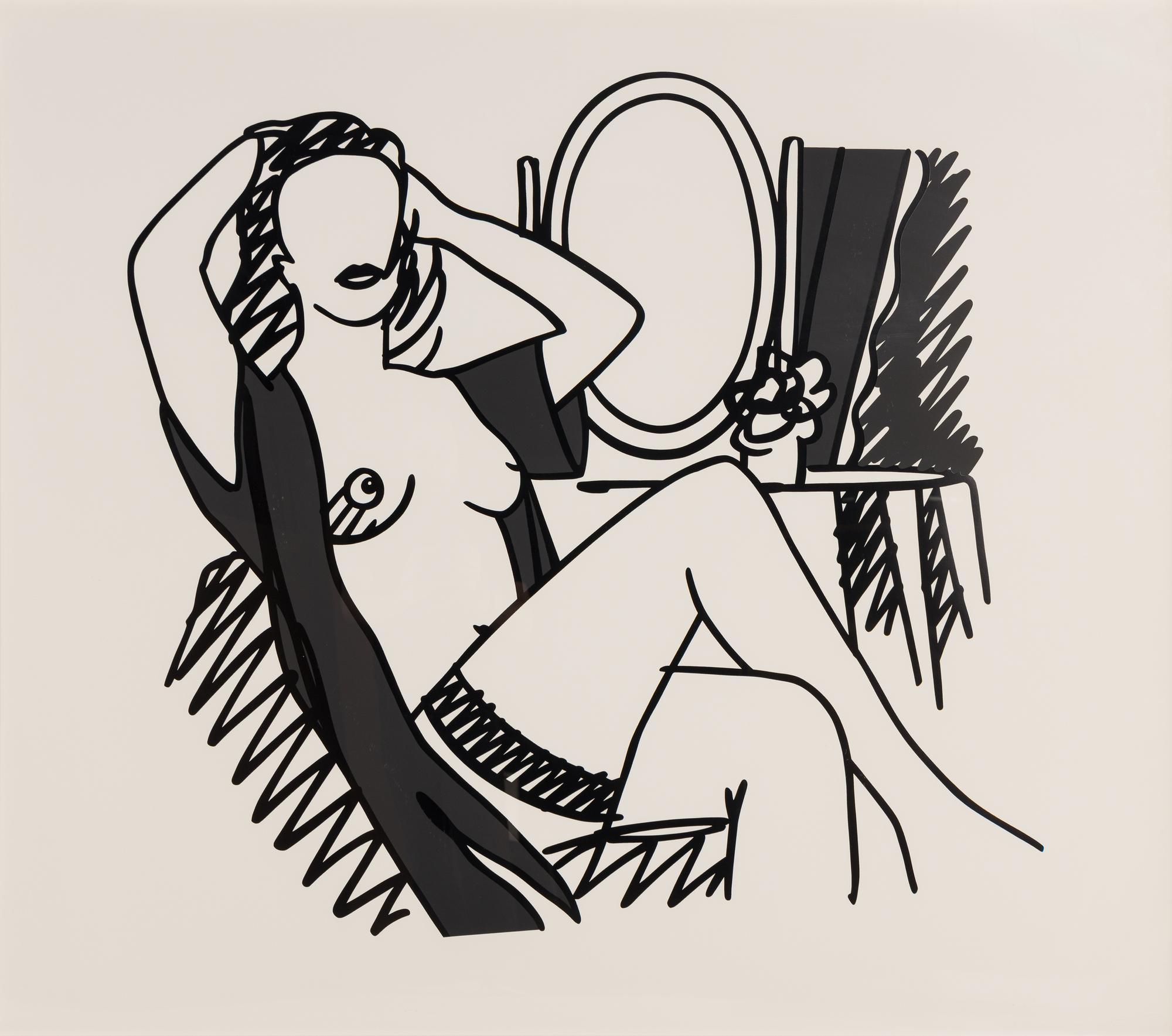 Nude and Mirror, 1990
