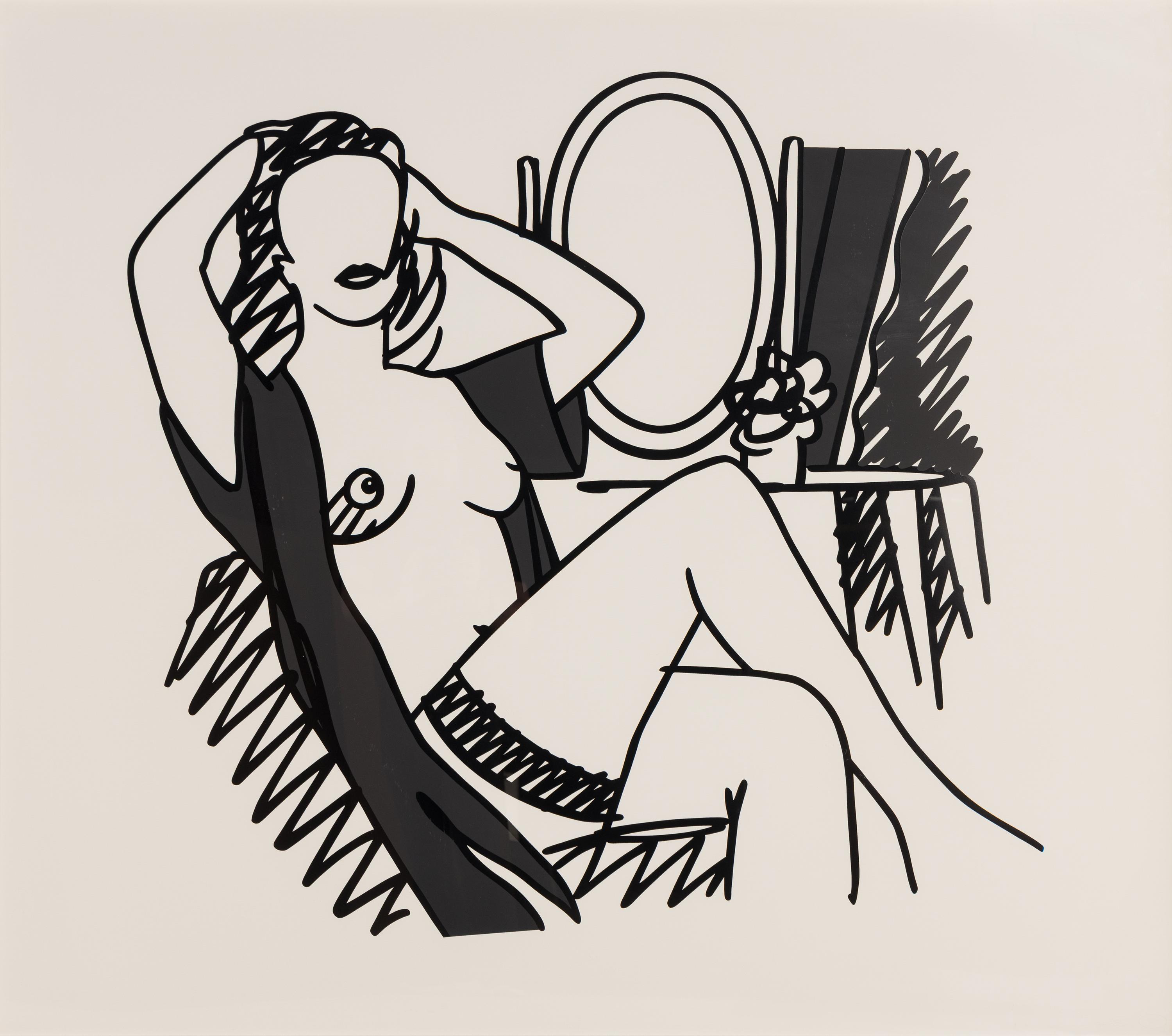 Nude and Mirror, 1990