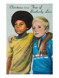 [CIVIL RIGHTS]. "Christmas is a Time of Brotherly Love." 20 unused Christmas cards featuring African American and white subjects. No. Brunswick, NJ: Harrowsmith, Inc., ca 1970.
