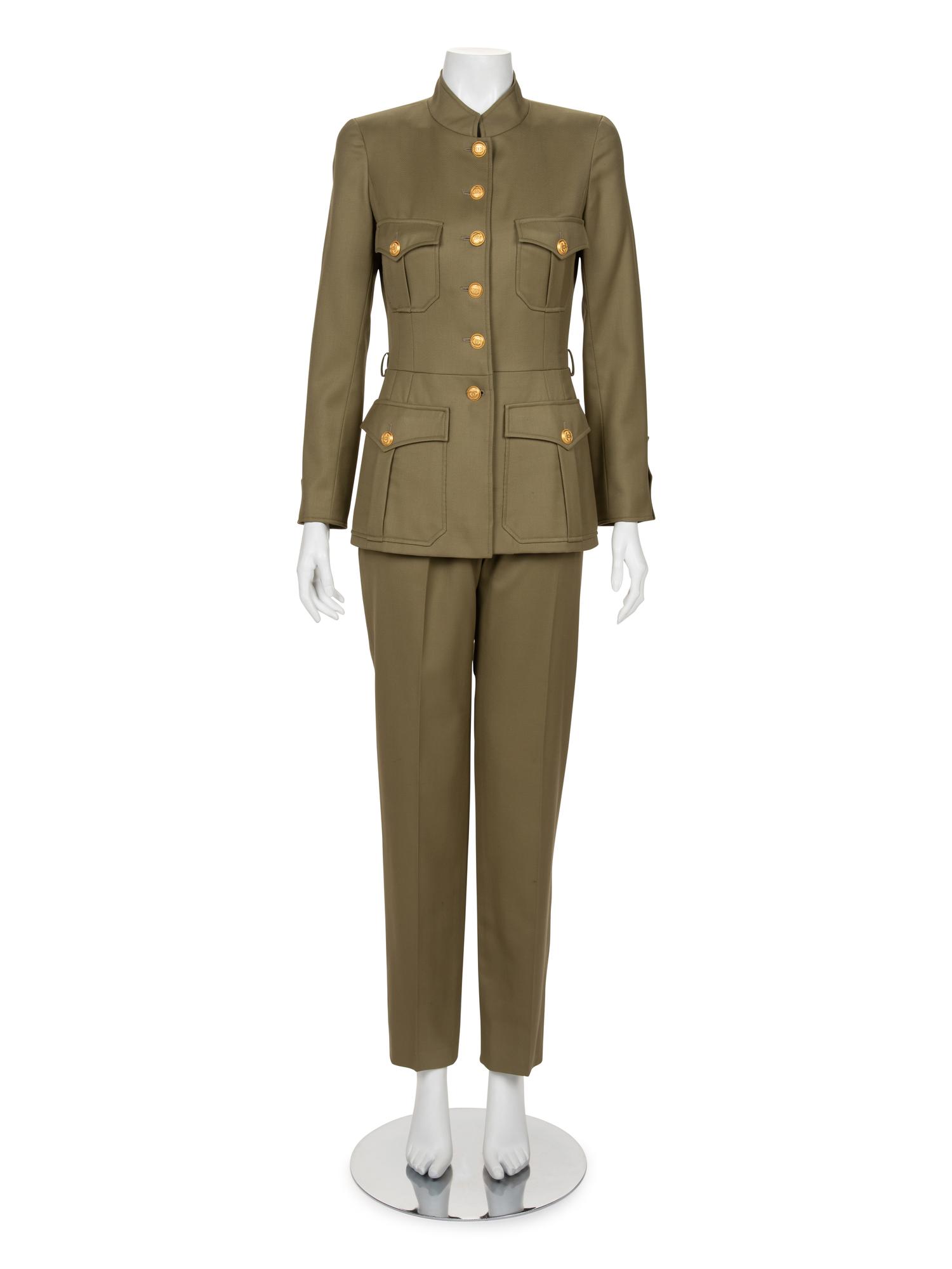 Chanel Military-Style Pant Ensemble, Fall 1996