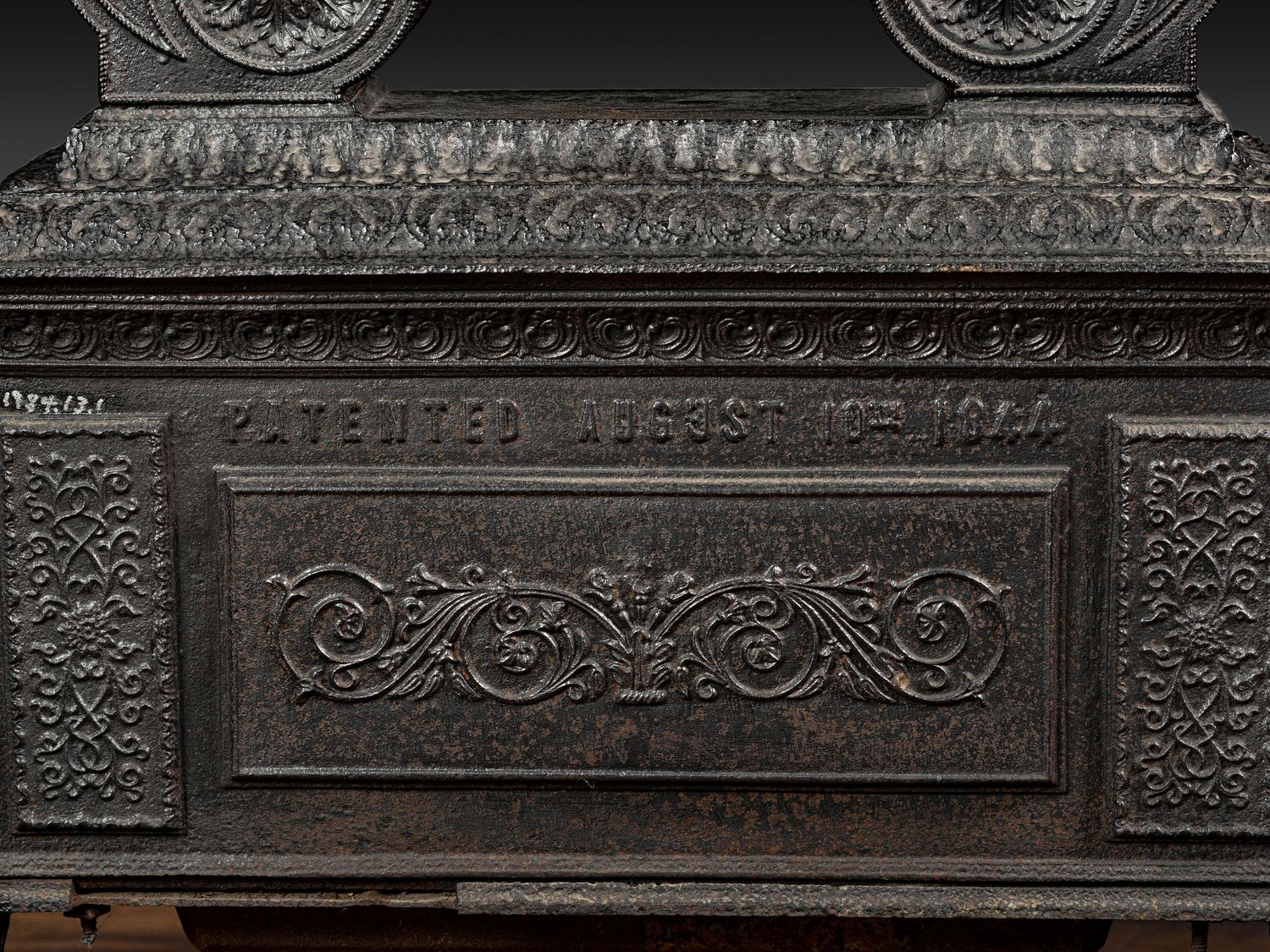 A Neoclassical Cast Iron Parlor Stove