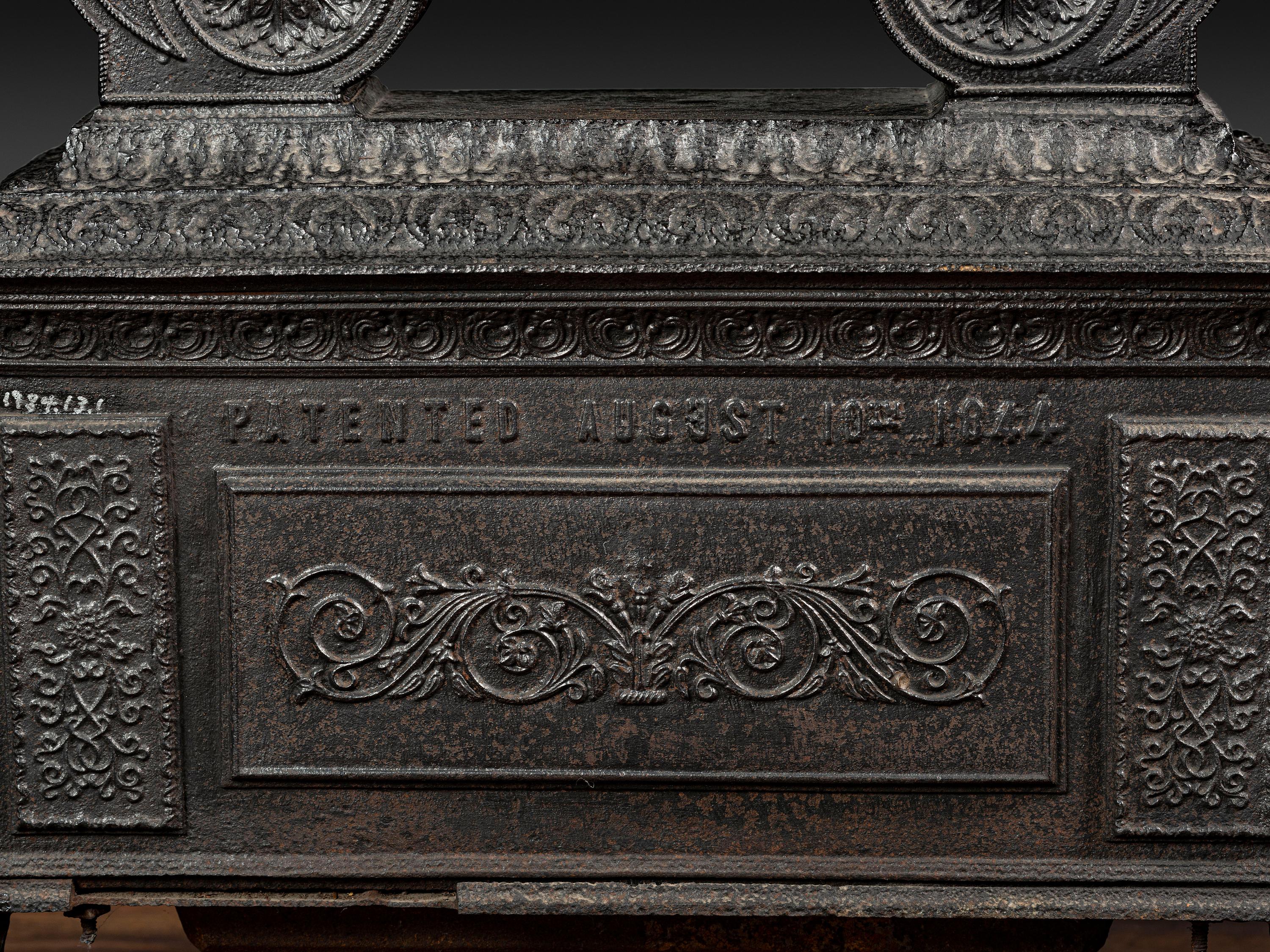 A Neoclassical Cast Iron Parlor Stove