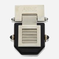 An Art Deco pin shutter gold watch, Verger Feres Louvre