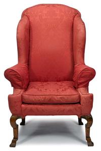 George ll walnut easy chair england, circa 1730