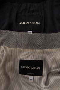 Two Giorgio Armani Black Label Pant Suits