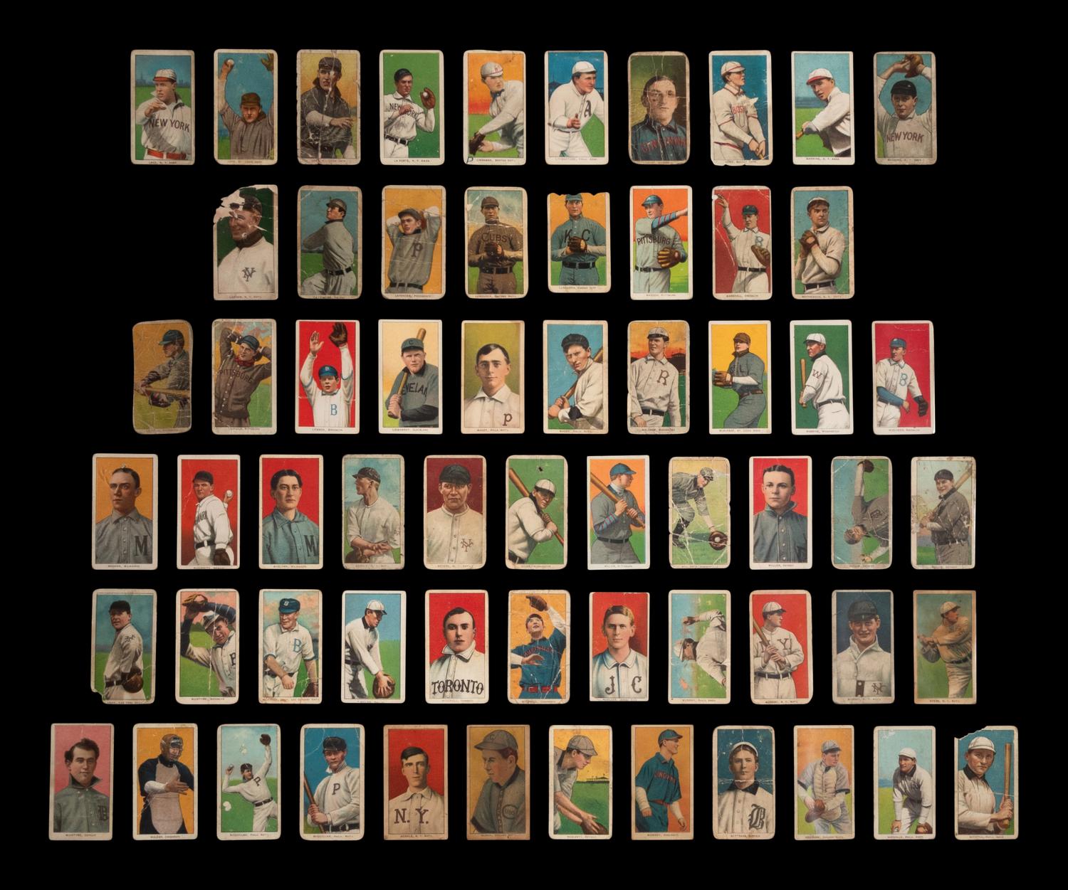 A Collection of Over 350 Assorted T206 Tobacco Baseball Cards