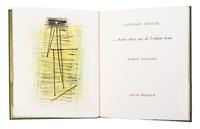 (PICASSO, PABLO) ARTAUD, ANTONIN. Autre chose que l'enfant beau. Paris, 1957. Limited, signed.
