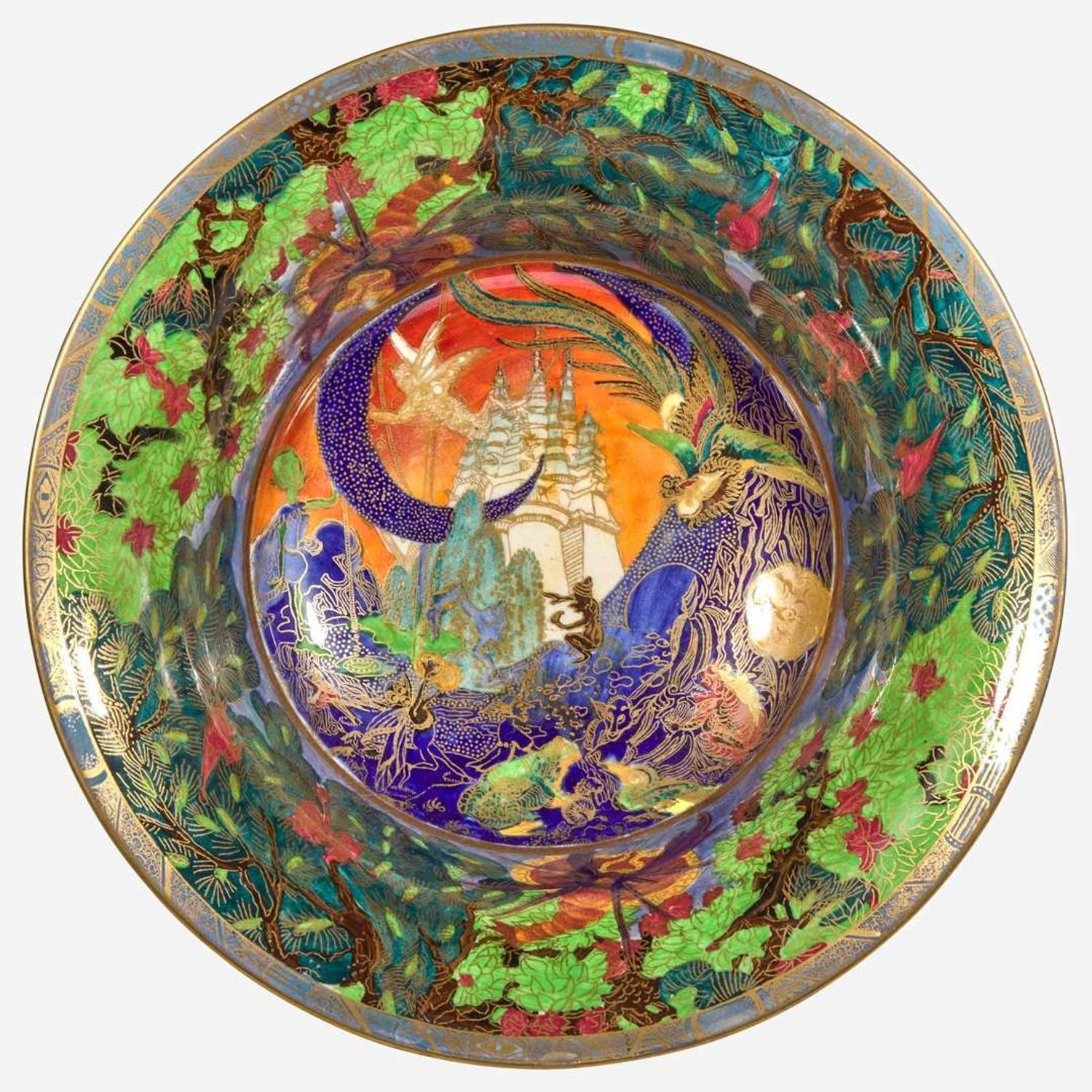 A Wedgwood Fairyland Lustre Daventry Bowl UK, circa 1925
