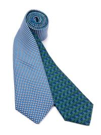 A Pair of Hermès Silk Ties,