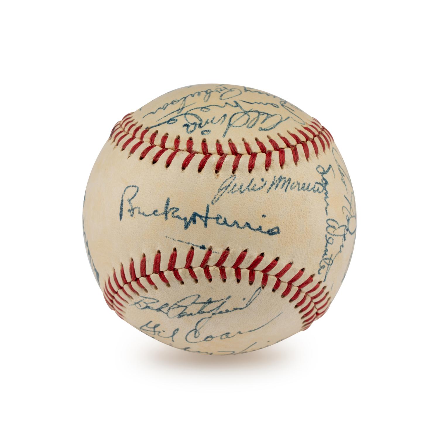 A 1951 Washington Senators Team Signed Autograph Baseball (Beckett Authentication Services)