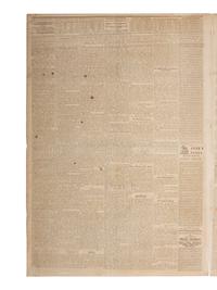 [CIVIL WAR]. 4 war-date newspapers, incl. capture of Fort Sumter and Lee's surrender at Appomattox.