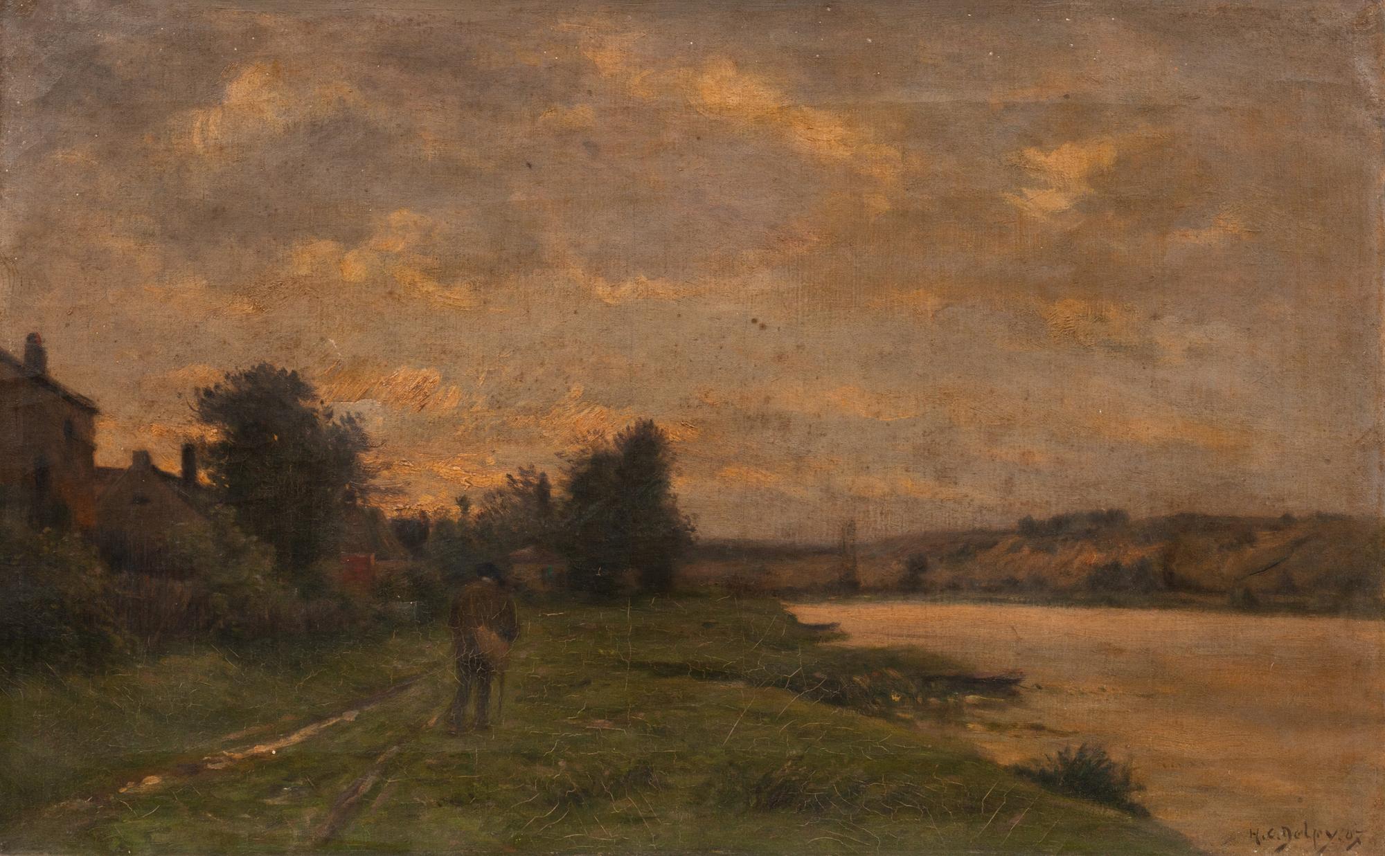 Man by a River