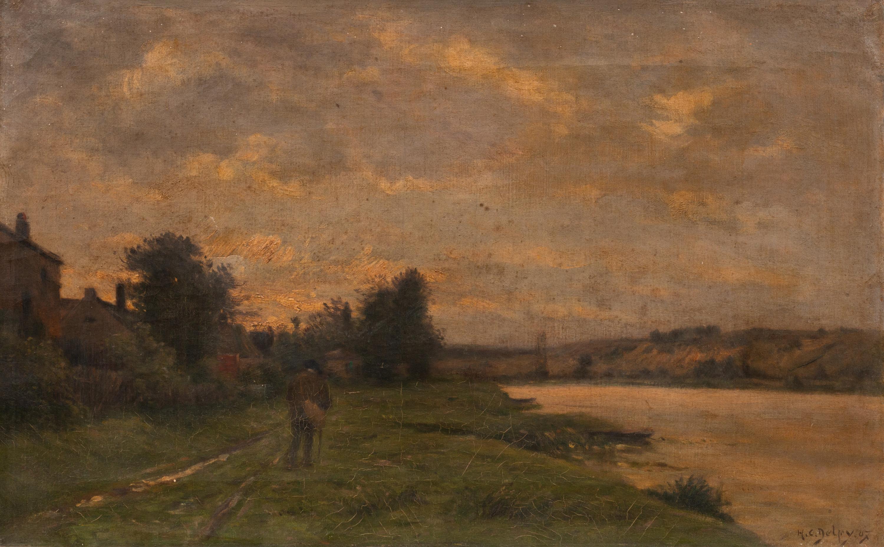 Man by a River