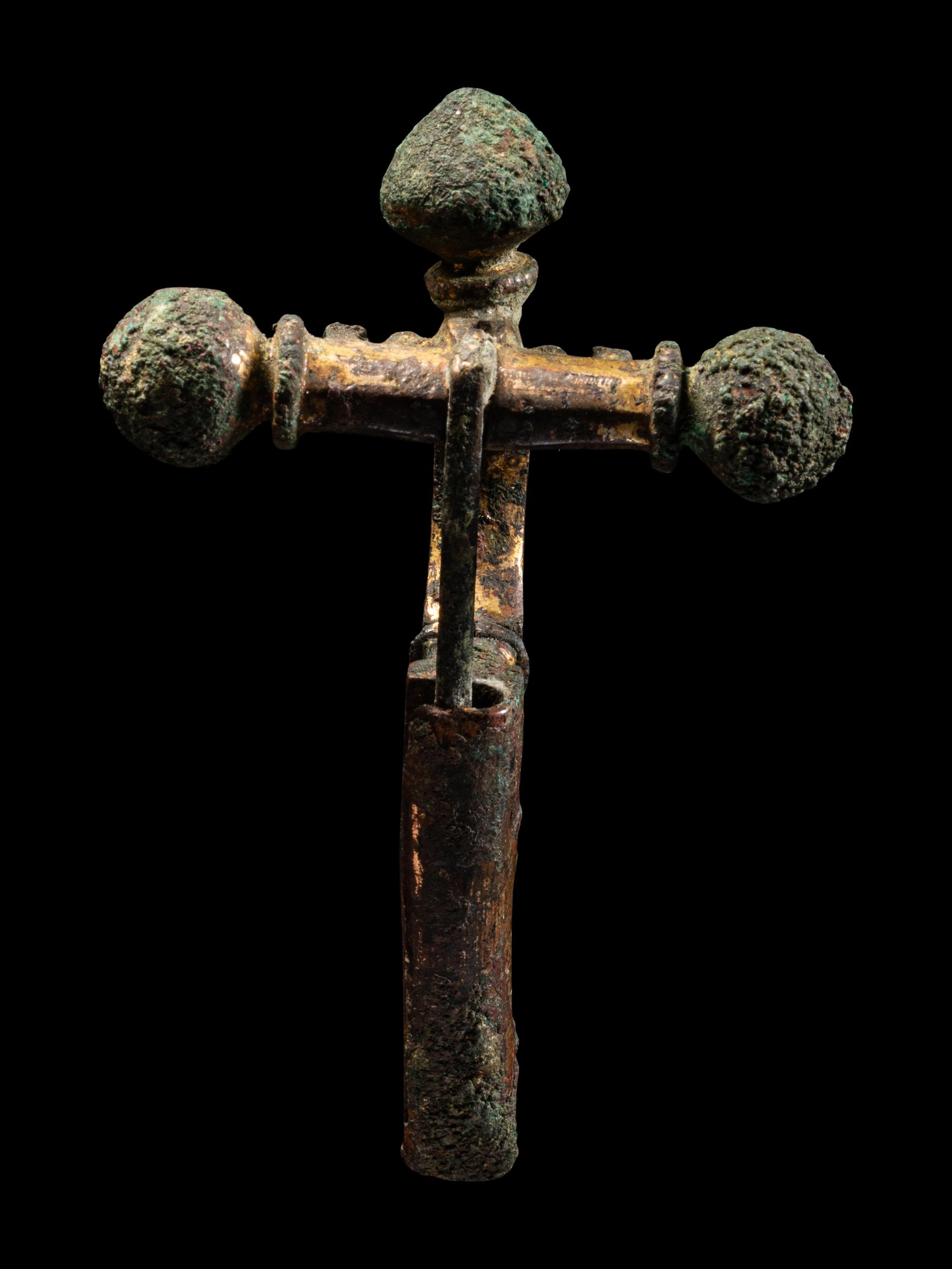 A Roman Gilt-Bronze Crossbow Fibula