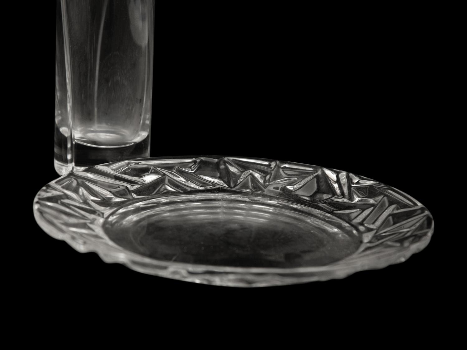 Eight Tiffany and Co. Glass Articles — 20th Century