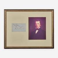 [Presidential] Johnson, Andrew Manuscript Letter, signed