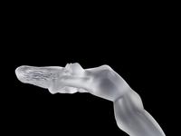 A Lalique Luxembourg Sculpture and a Lalique Chrysis Figure