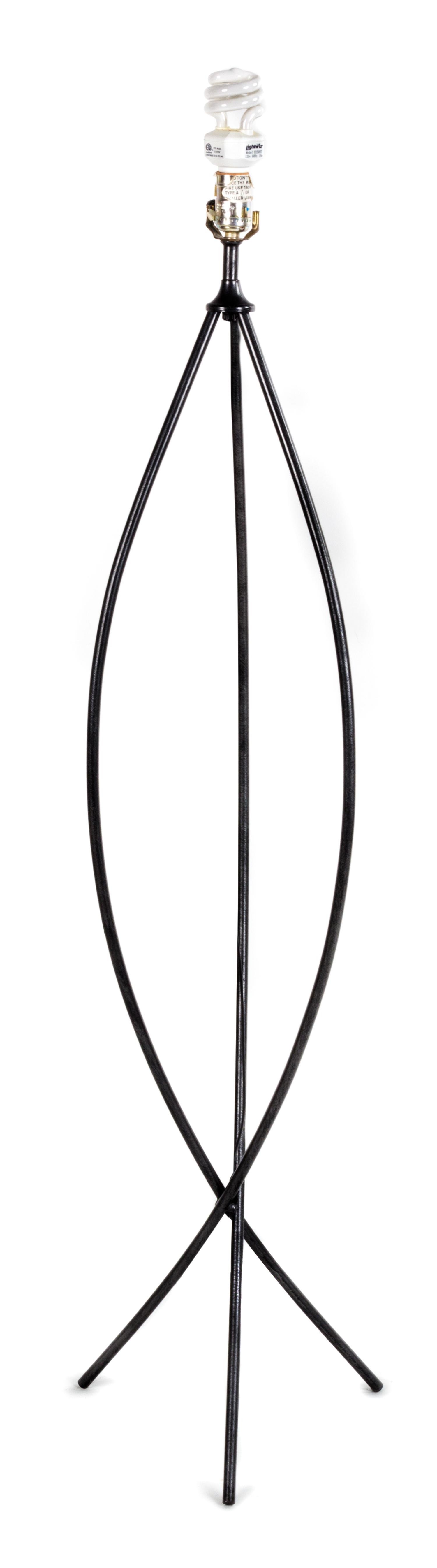 A Tripod Metal Lamp Height 62 inches. — 20TH CENTURY