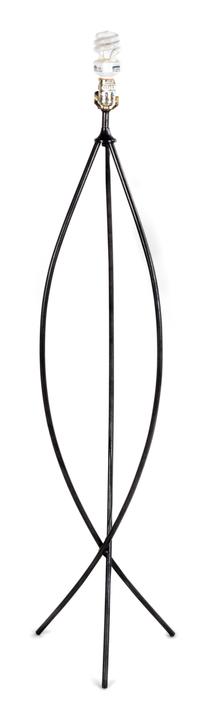 A Tripod Metal Lamp Height 62 inches. — 20TH CENTURY
