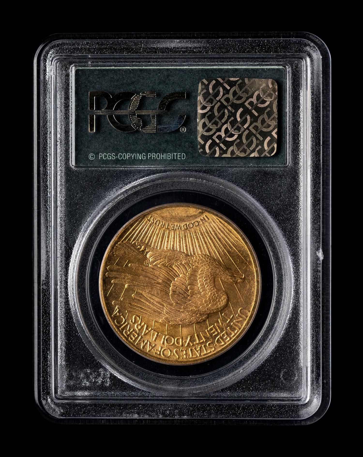 A 1924 Saint Gaudens $20 Gold Coin (PCGS MS61)
