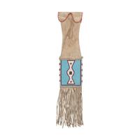 Plateau Beaded Hide Tobacco Bag