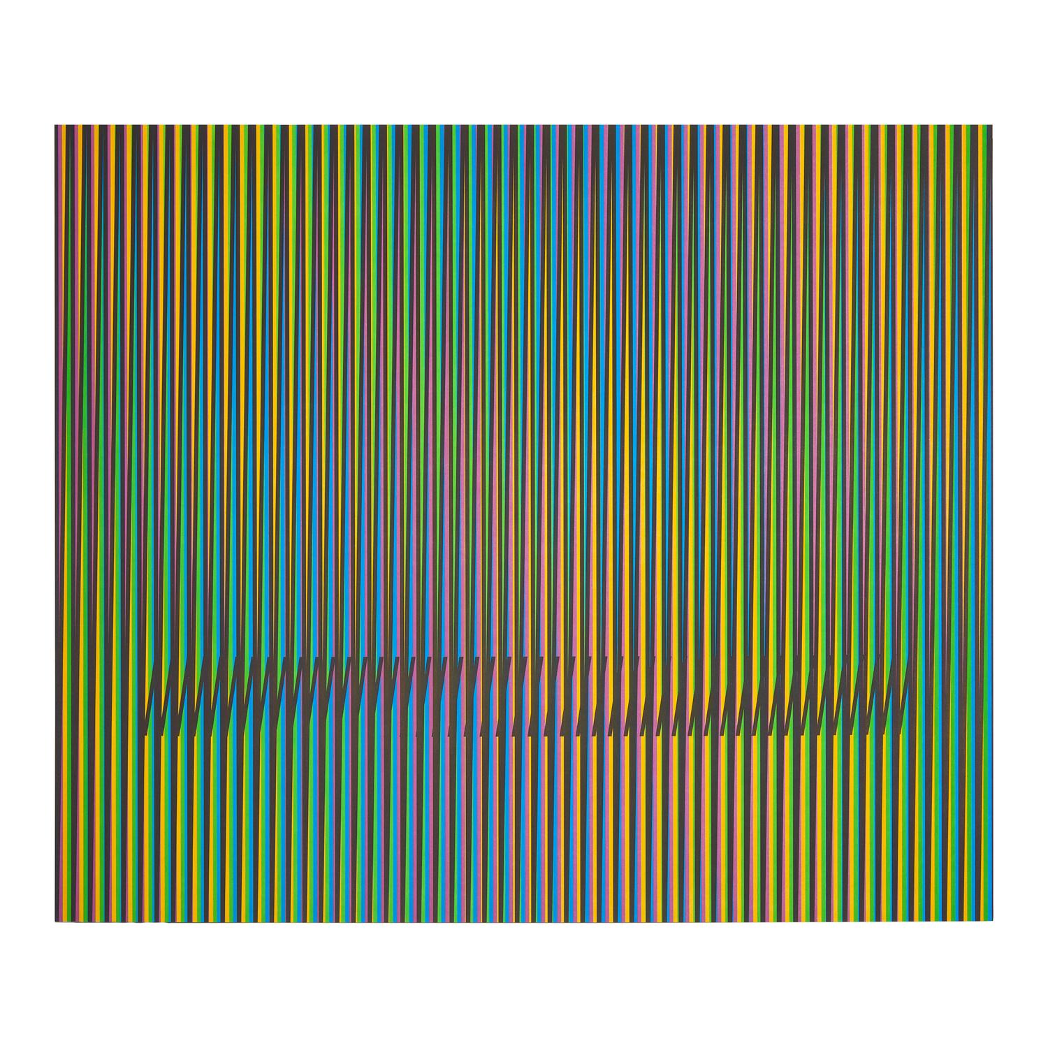 Inducción Cromática a Doble Frecuencia (from Serie Caura Permutación 7), 2015