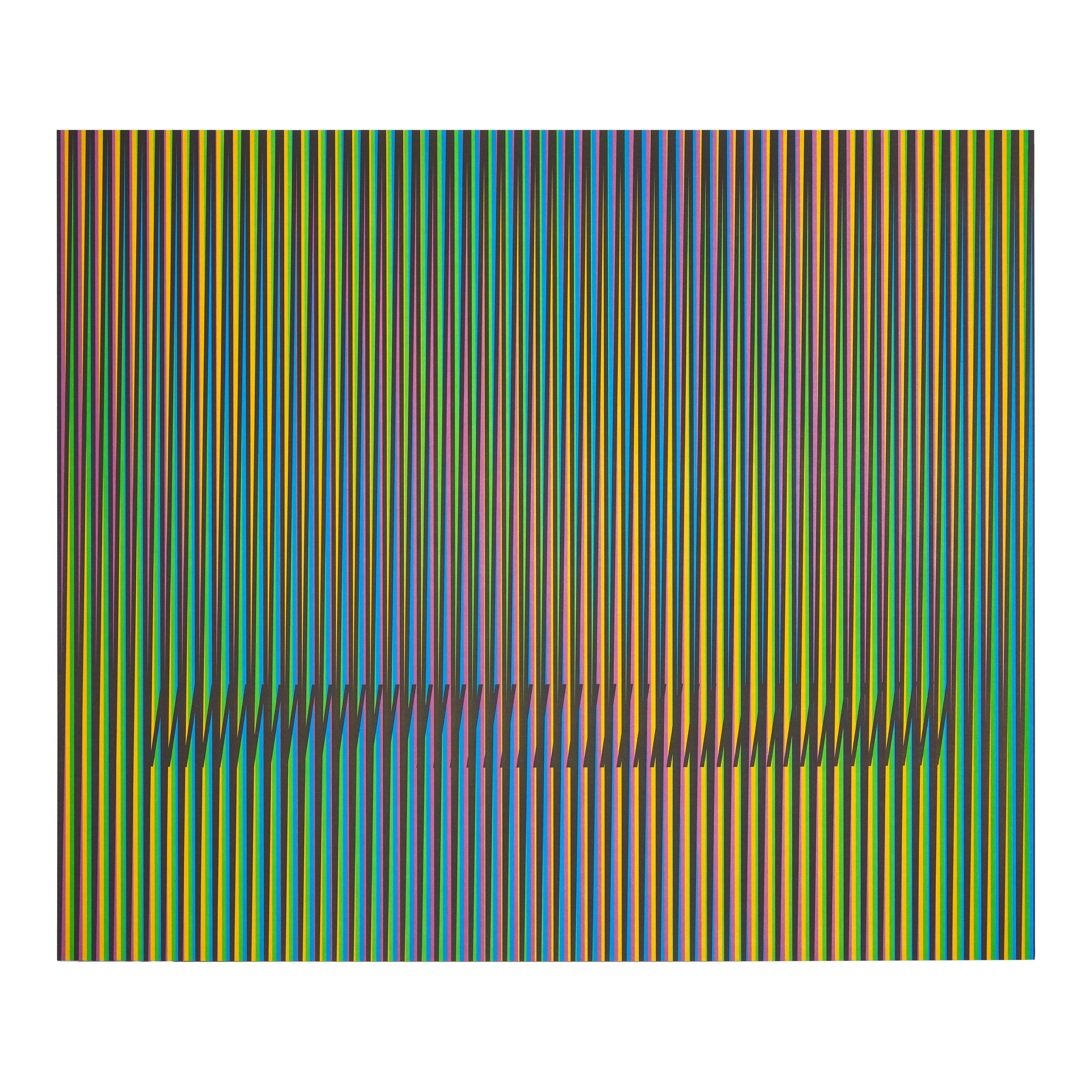 Inducción Cromática a Doble Frecuencia (from Serie Caura Permutación 7), 2015