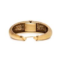 LA FOND, YELLOW GOLD AND DIAMOND WATCH