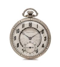 A Gold Filled Open Face Pocket Watch, Hamilton, Circa 1926,