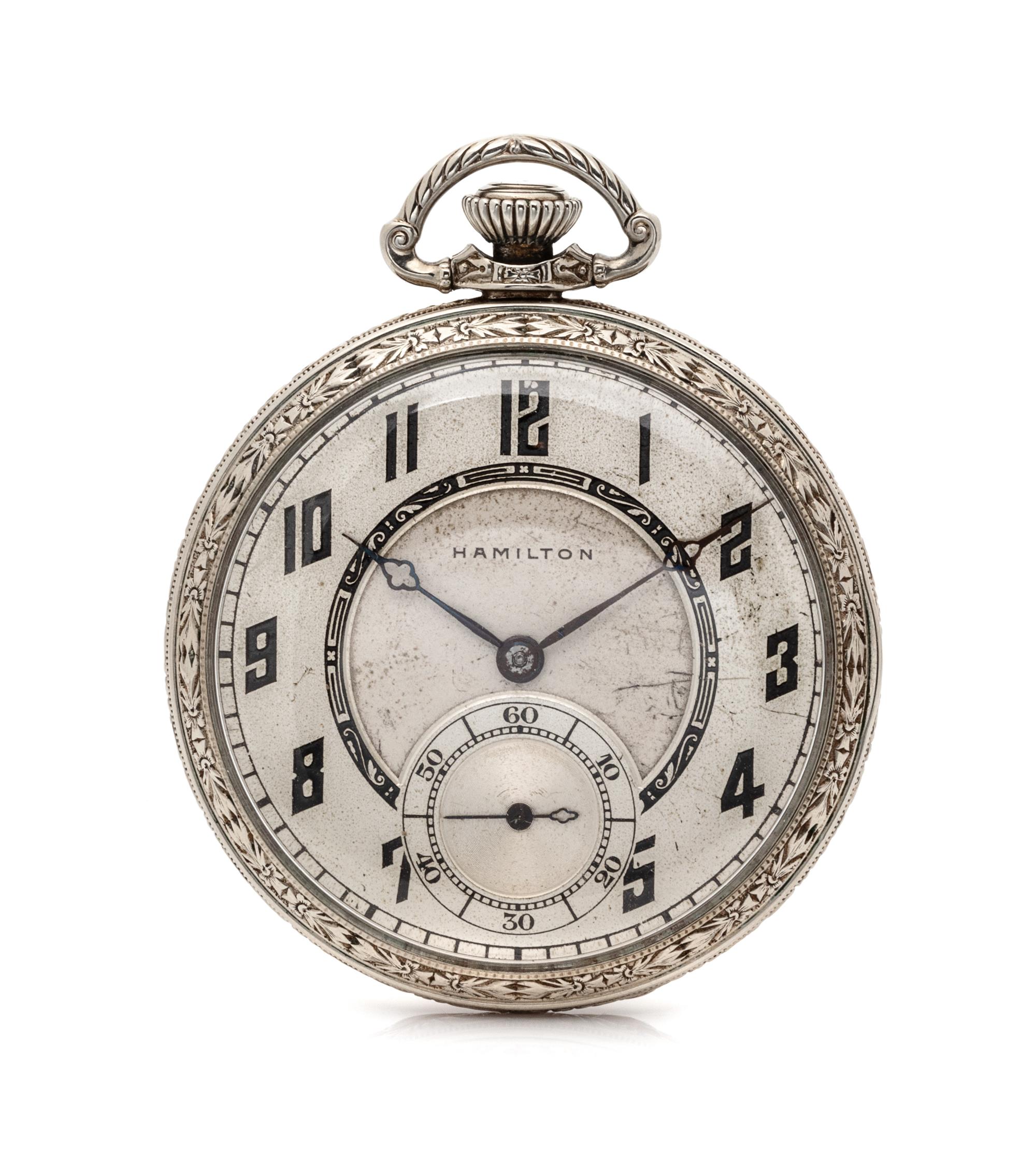 A Gold Filled Open Face Pocket Watch, Hamilton, Circa 1926,