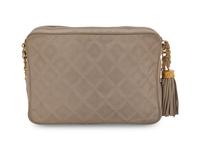 Chanel Cream Leather Camera Bag, 1986-1988