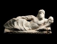A Roman Marble Reclining River God