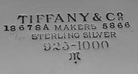 A Tiffany and Co. Silver Salver and Grape Shears
