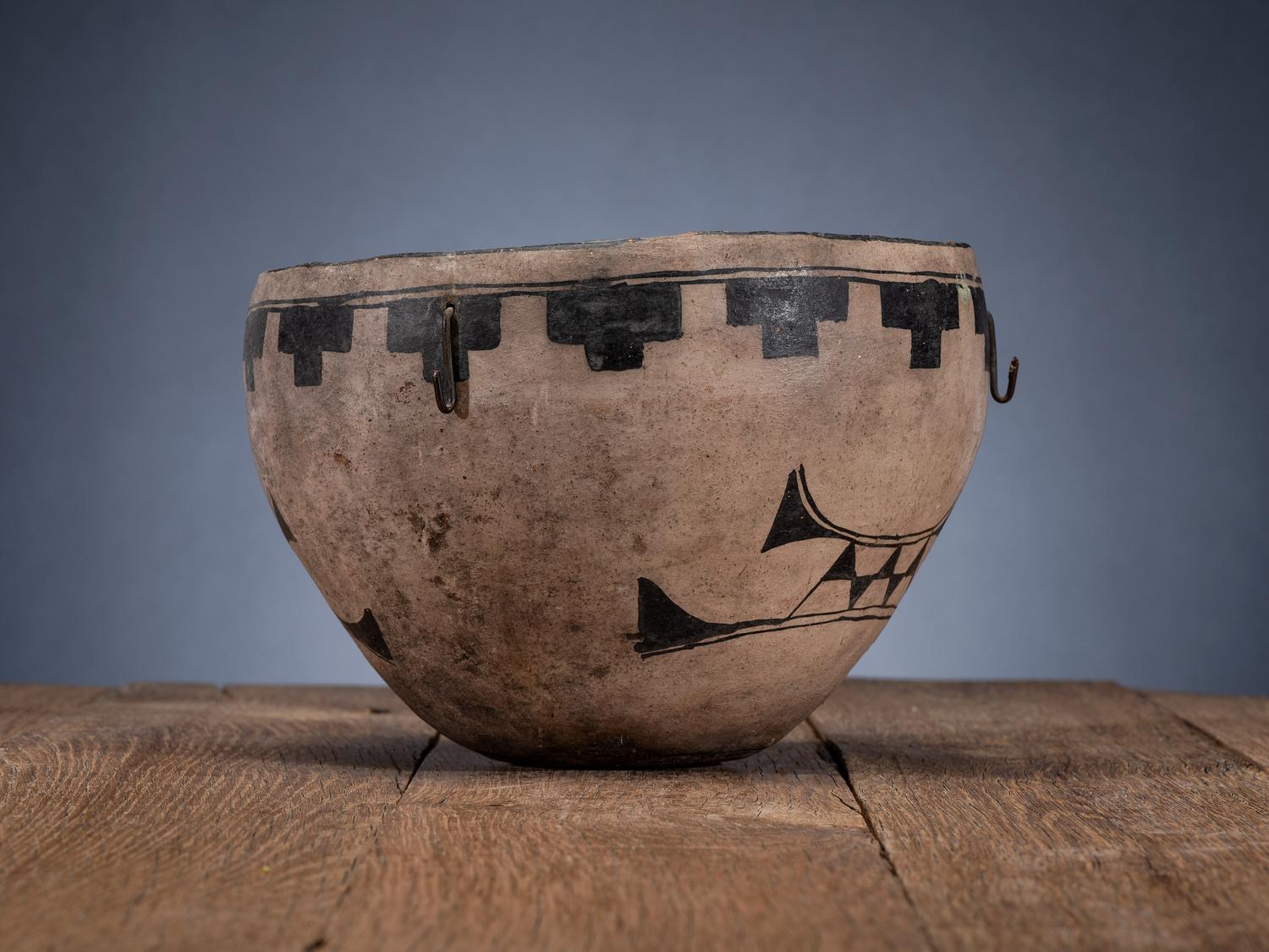 Cochiti Flower Pot, From the Collection of Forrest Fenn