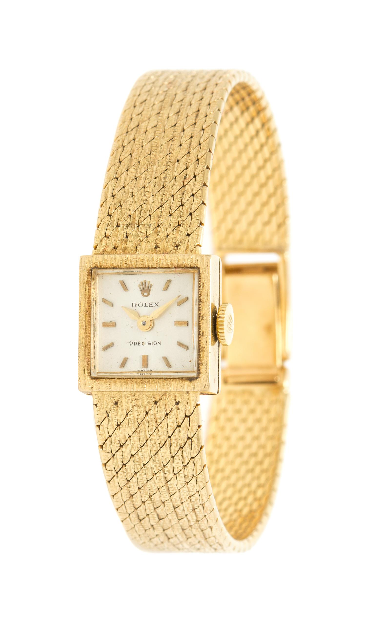 An 18 Karat Yellow Gold Wristwatch, Rolex, 28.80 dwts.