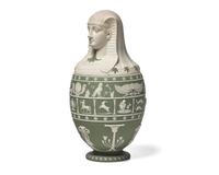 A Wedgwood Jasperware Canopic Jar