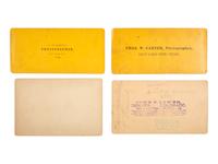 [NATIVE AMERICANS]. 6 stereoviews of Ute and Paiute Indians, incl. examples by CARTER and HILLERS.