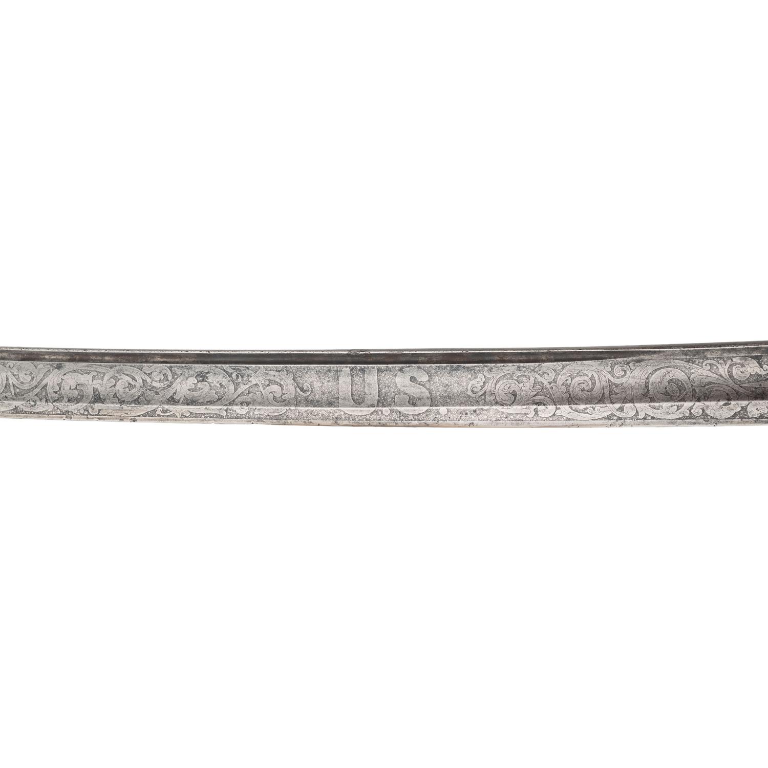 Klingenthal Non-Regulation Combination Hilt French 1838/1853 Sword Presented to Lt. Thomas Hickey - 164th New York Infantry - WIA at Cold Harbor and Died of Wounds