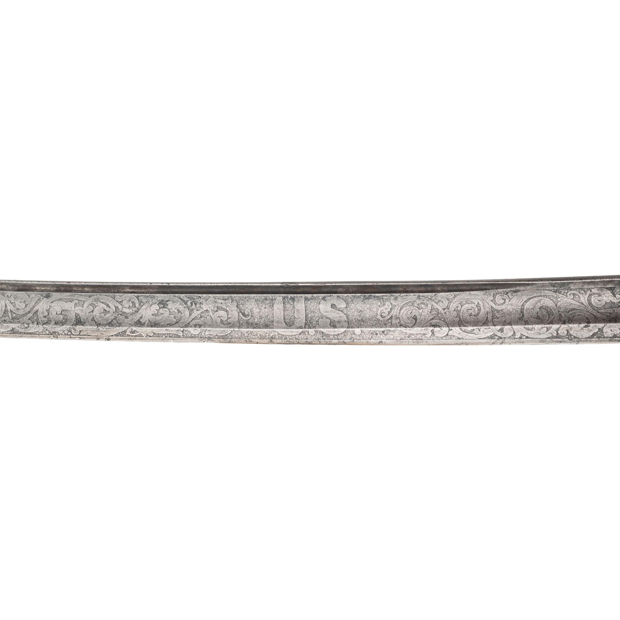 Klingenthal Non-Regulation Combination Hilt French 1838/1853 Sword Presented to Lt. Thomas Hickey - 164th New York Infantry - WIA at Cold Harbor and Died of Wounds