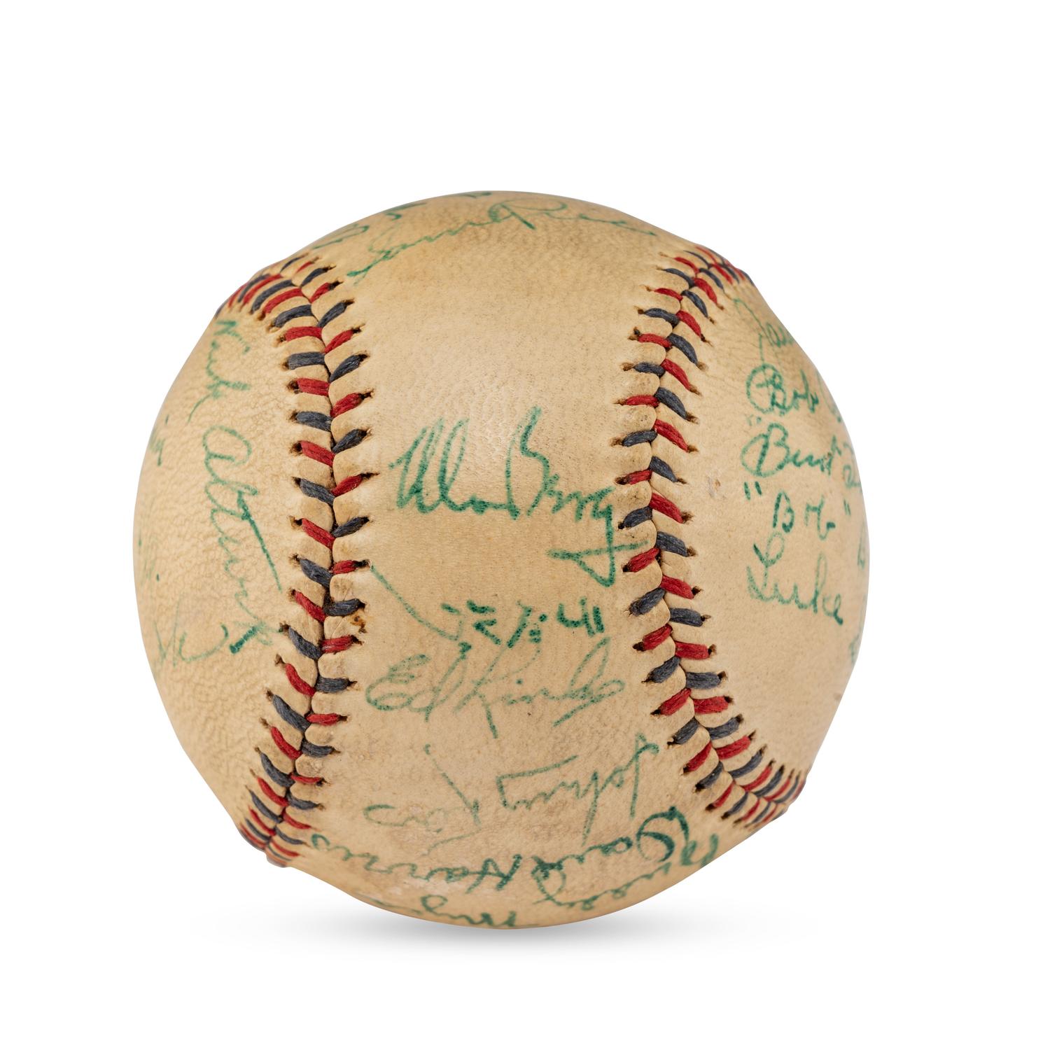 A 1933 Washington Senators Team Signed Autograph Baseball (Beckett Authentication Services Letter of Authenticity)
