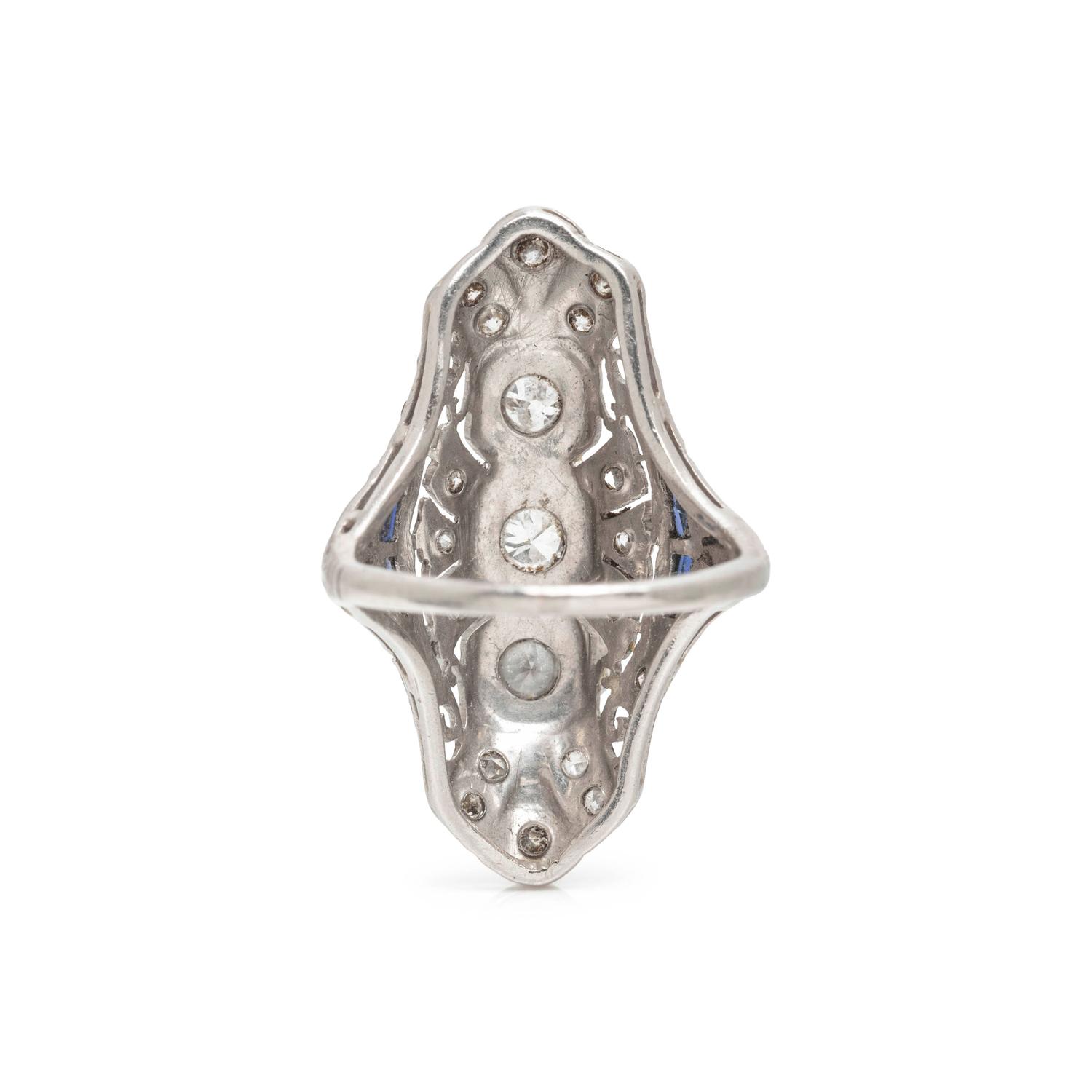 ART DECO, DIAMOND RING