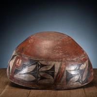 Large Zia Polychrome Dough Bowl