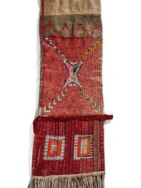 Sioux Quilled Pictorial Tobacco Bag