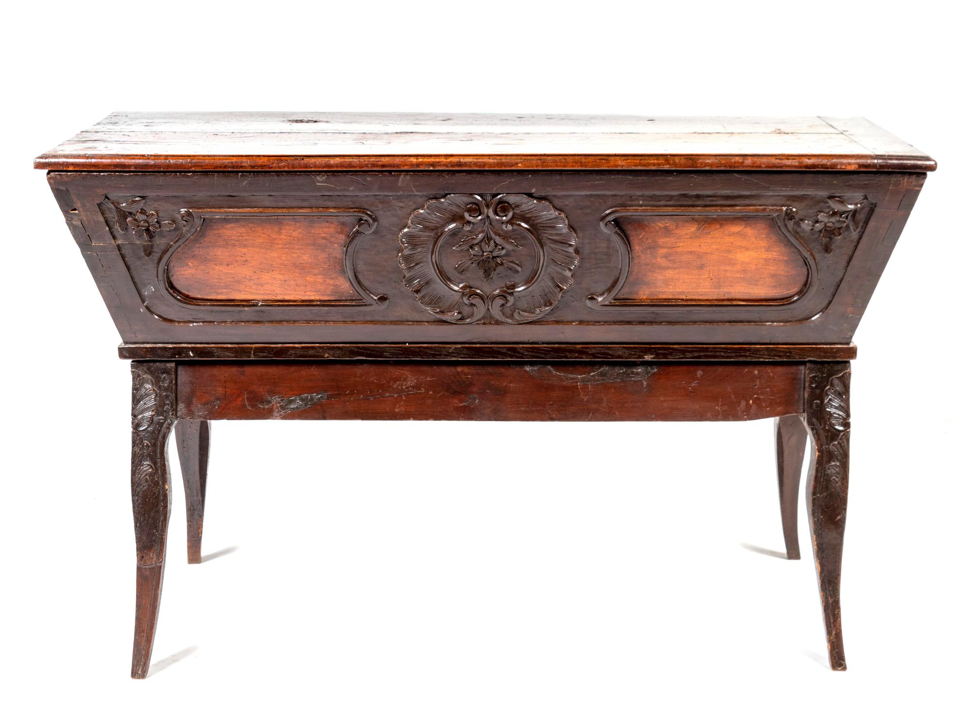 A French Provincial Walnut Dough Bin — 19TH CENTURY