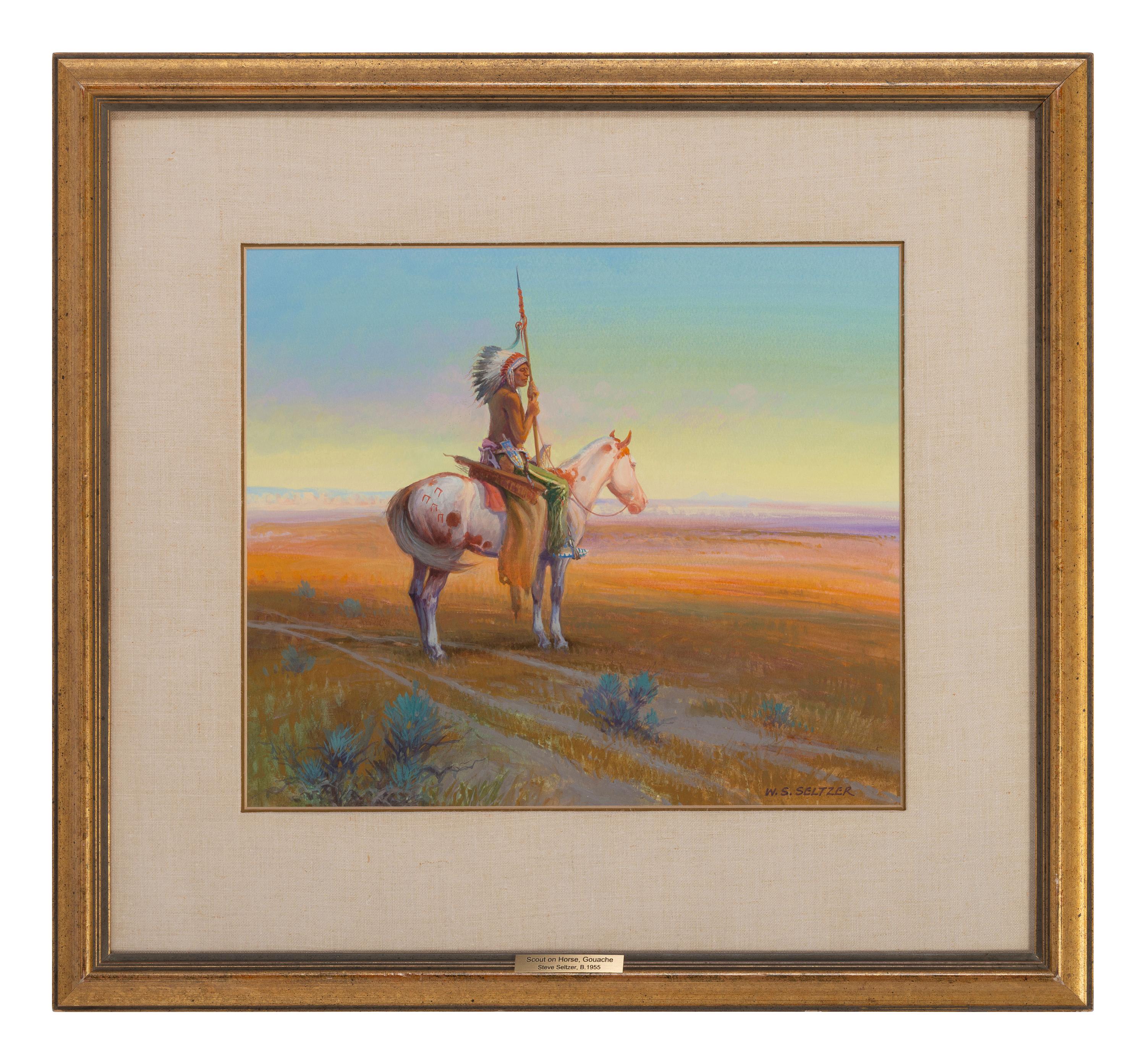 Scout on Horse