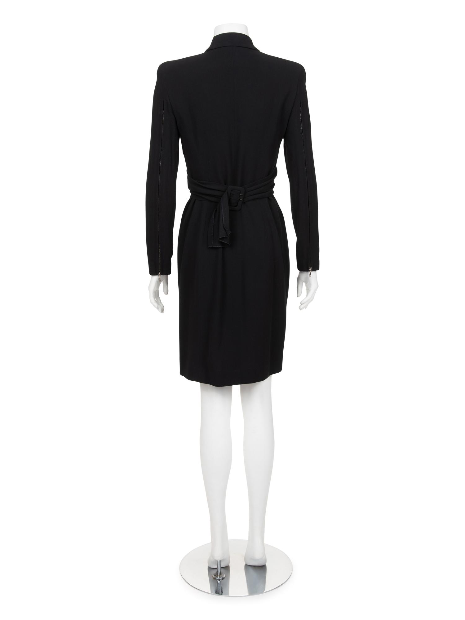 Chanel Draped Zip Front Dress, Fall 1997