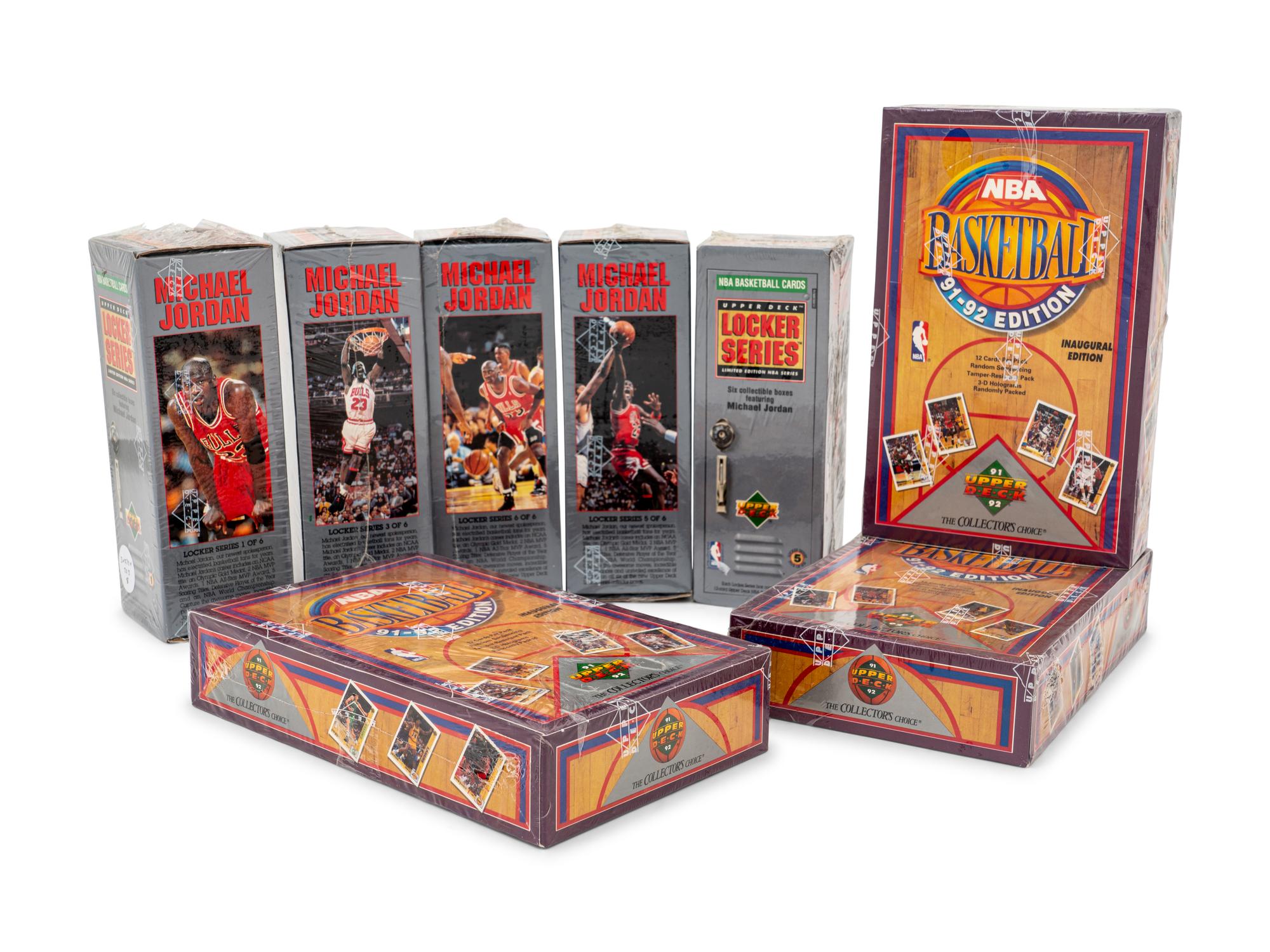 A Group of Unopened 1991-92 Upper Deck Basketball Material,