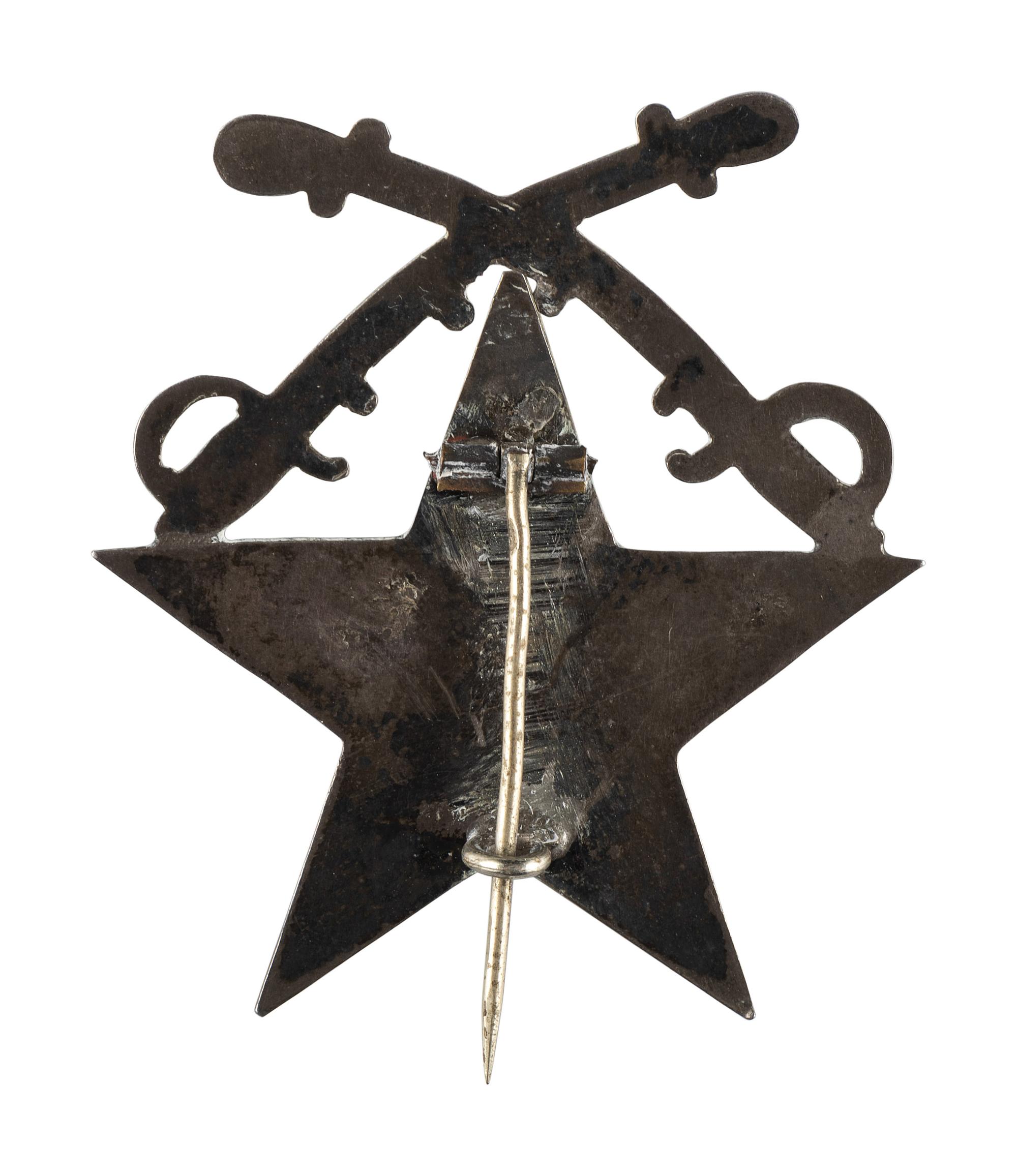 [CIVIL WAR]. 13th Pennsylvania Cavalry badge.
