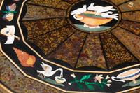 A Pair of Gilt Bronze and Pietra Dura Side Tables